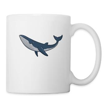 Kawaii Whale - Minke Whale - Mug - white - Right
