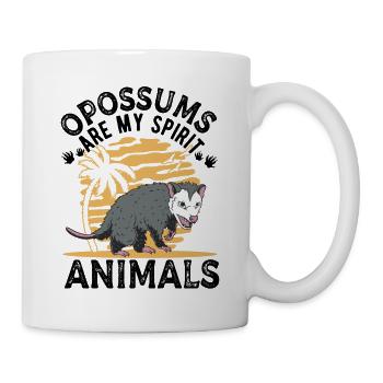 Opossum Spirit Animal Possum Marsupial - Mug blanc - blanc - Droite