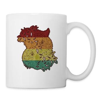Wildkatze Raubkatze Königstiger Sibirischer Tiger - Tasse - Weiß - Rechts