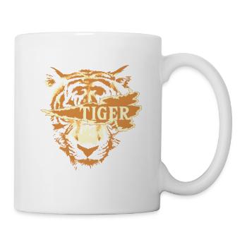 King Tiger Wildcat Big Cat Siberian Tiger - Mug - white - Right