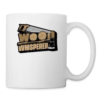 Wood Whisperer Carpenter Wood Technician Carpenter - Mug - white - Right