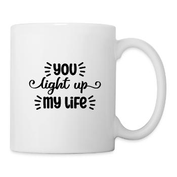 Citations de motivation inspirantes Dictons - Mug blanc - blanc - Droite