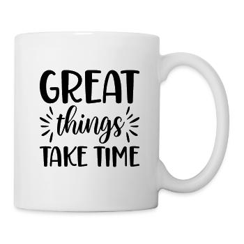 Citations de motivation inspirantes Dictons - Mug blanc - blanc - Droite