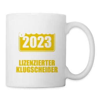 Geselle Gesellenprüfung bestanden Gesellen - Tasse - Weiß - Rechts