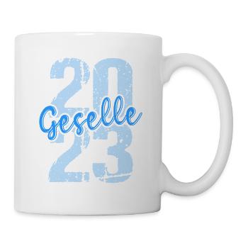 Geselle Gesellenprüfung bestanden Gesellen - Tasse - Weiß - Rechts