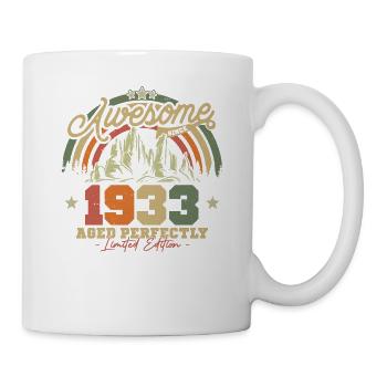 Cadeau d’anniversaire vintage et rétro 1933 - Mug blanc - blanc - Droite