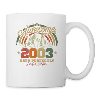 Vintage and retro birthday gift 2003 - Mug - white - Right