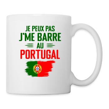 Je Peux Pas J'me Barre Au Portugal - Mug blanc - blanc - Droite