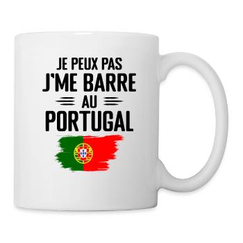 Je Peux Pas J'me Barre Au Portugal - Mug blanc - blanc - Droite
