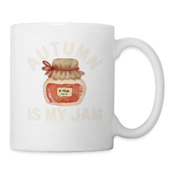 Autumn is my jam funny autumn season - Mug - white - Right