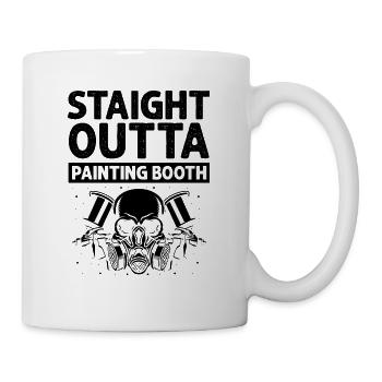 Peintre automobile pour carrossiers - Mug blanc - blanc - Droite