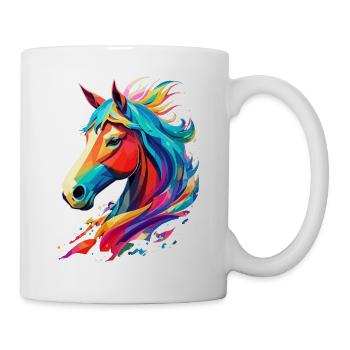 Einzigartige Designs für Pferdeliebhaber! - Tasse - Weiß - Rechts