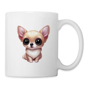 Entzückende Chihuahua-Liebe - Tasse - Weiß - Rechts