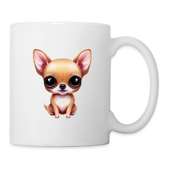 Surcharge de mignonnerie de chihuahua - Mug blanc - blanc - Droite