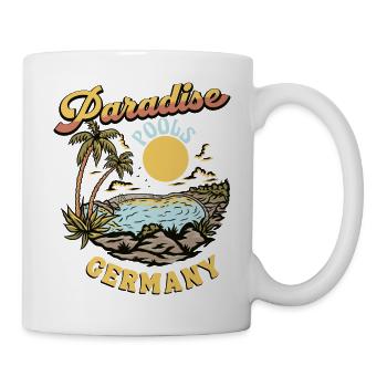 Piscines paradisiaques - Mug blanc - blanc - Droite