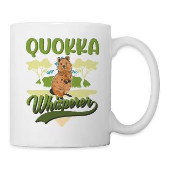 Quokka Whisperer Kangourou à queue courte - Mug blanc - blanc - Droite
