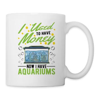 Aquarium Money Aquaristics Aquarist Aquarist - Mug - white - Right
