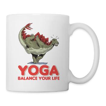 Yogi Yogini Health Meditation Outfits Girls - Mug - white - Right