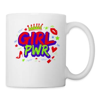 80s Retro CostumeTheme Party Costume 90s Party - Mug - white - Right