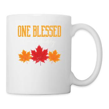 A Grandfather Autumn Autumn Thanks - Mug - white - Right