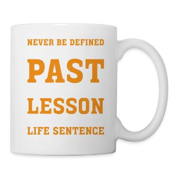 Ne jamais être défini par votre passé 2 - Mug blanc - blanc - Droite