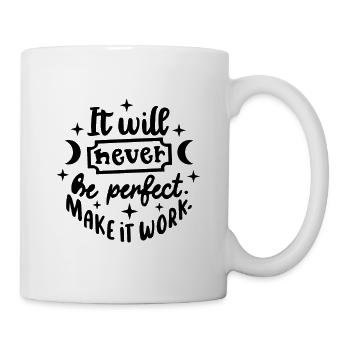 Citations de motivation inspirantes Dictons - Mug blanc - blanc - Droite