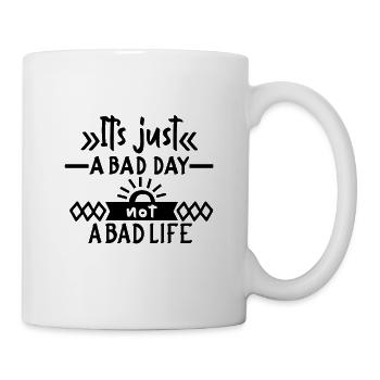 Citations de motivation inspirantes Dictons - Mug blanc - blanc - Droite