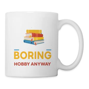 Autor Geschenk Spruch Bücherwurm Schriftsteller - Tasse - Weiß - Rechts