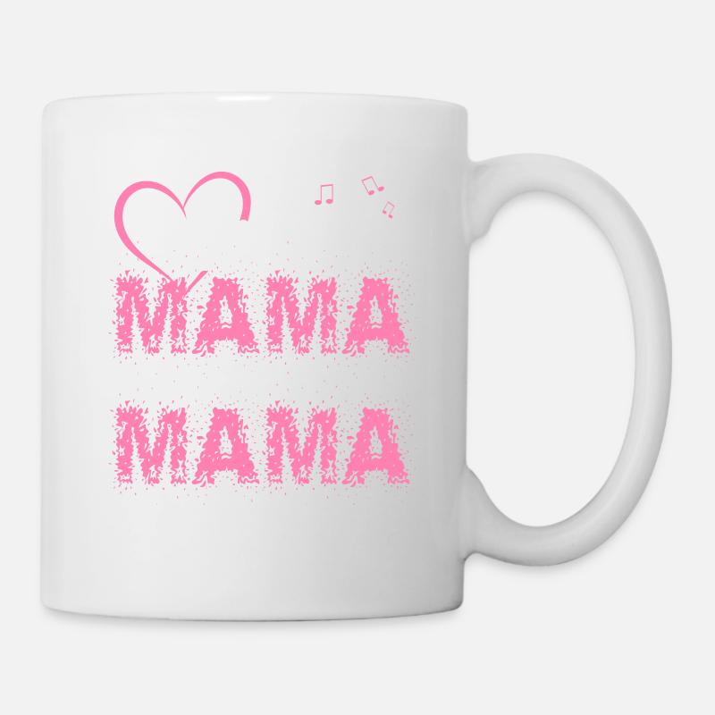 Schlager Mama wie eine normale Mama nur cooler - Tasse - Weiß
