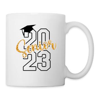 Diplômé senior 2023 de la promotion 2023 - Mug blanc - blanc - Droite