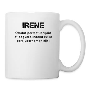 Irene Uniek Geschenk - Tasse - Weiß - Rechts