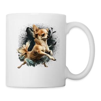 Chihuahua | Ballerina | Ballet | Dance | Dancing | - Tasse - Weiß - Rechts