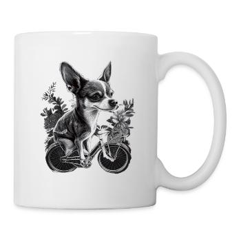 Chihuahua | Bicycle | Dog | Cycling | Cyclist - Mug - white - Right