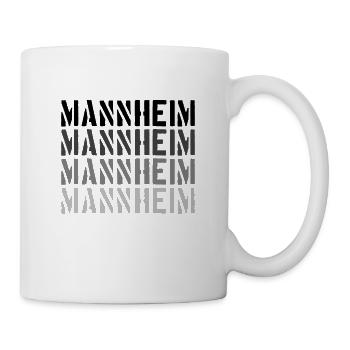 Mannheim - Tasse - Weiß - Rechts