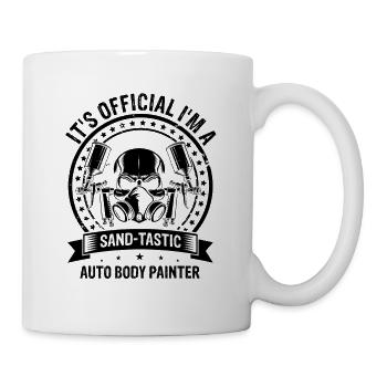 Autolackierer Angebot für Karosserietechniker - Tasse - Weiß - Rechts