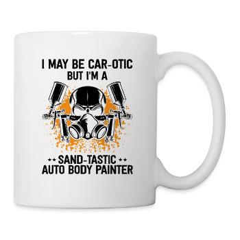 Peintre de voiture pour Peintre de voiture pour dessinateur de voitures - Mug blanc - blanc - Droite