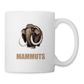 Ich mag halt einfach Mammuts Mammut - Tasse - Weiß - Rechts