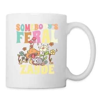 Somebody's Feral Zayde Yiddish Grandfather Family - Mug - white - Right