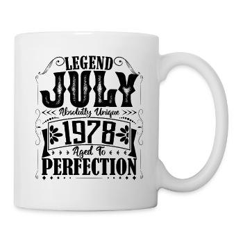 July 1978. Birthday gift July 1978. - Mug - white - Right
