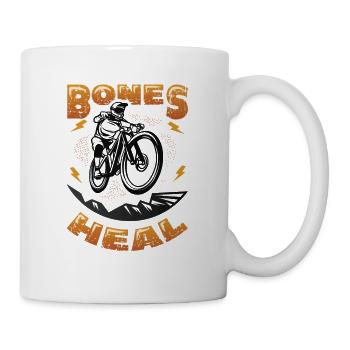 Guérison osseuse, VTT, VTT, BMX - Mug blanc - blanc - Droite