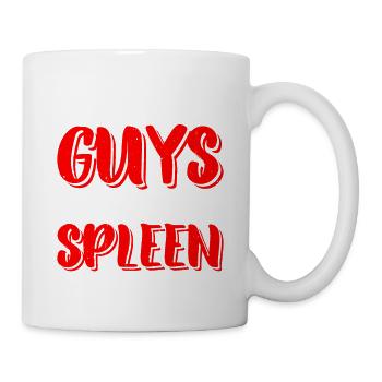 Tough Guys Don't Need A Spleen 2 - Mug - white - Right