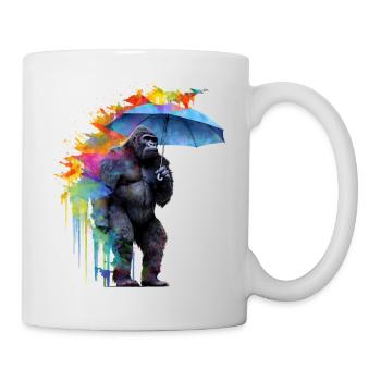 Gorilla Animal Monkey Zoo Animal Motif Animal Lover - Mug - white - Right