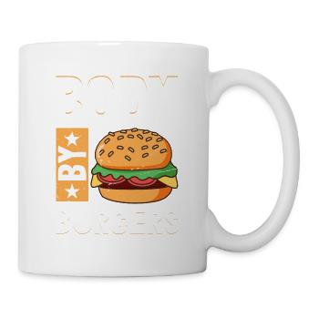 Body By Burgers Meat Buns Food Hamburger - Mug - white - Right
