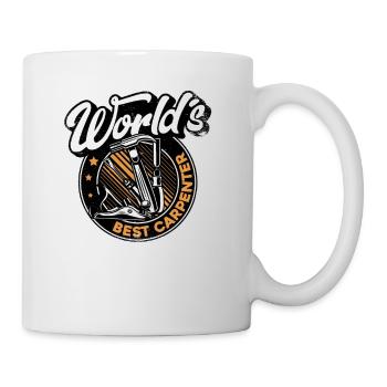 World's Best Carpenter Carpenter Wood Technician - Mug - white - Right