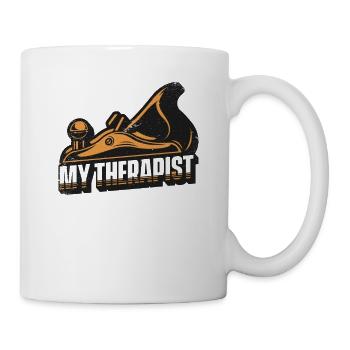 My Therapist Carpenter Wood Technician Carpenter - Mug - white - Right