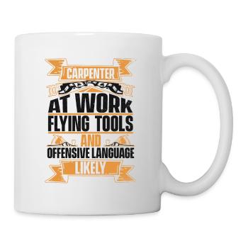 Flying Tools And Offensive Language Likely - Mug - white - Right