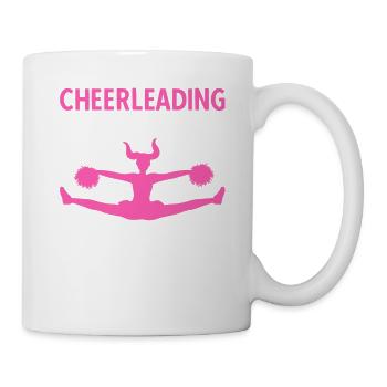 Le cheerleading mieux que la thérapie - Mug blanc - blanc - Droite