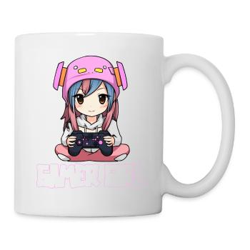 Gaming Konsole PC Zockerin Mädchen Gamer Girl - Tasse - Weiß - Rechts