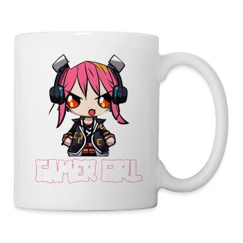 Gaming Konsole PC Zockerin Mädchen Gamer Girl - Tasse - Weiß - Rechts