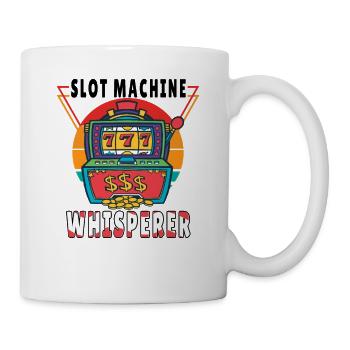 Casino Gambling Slot Machine Card Game - Mug - white - Right